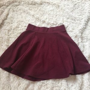 H&M Divided: Burgundy Skirt